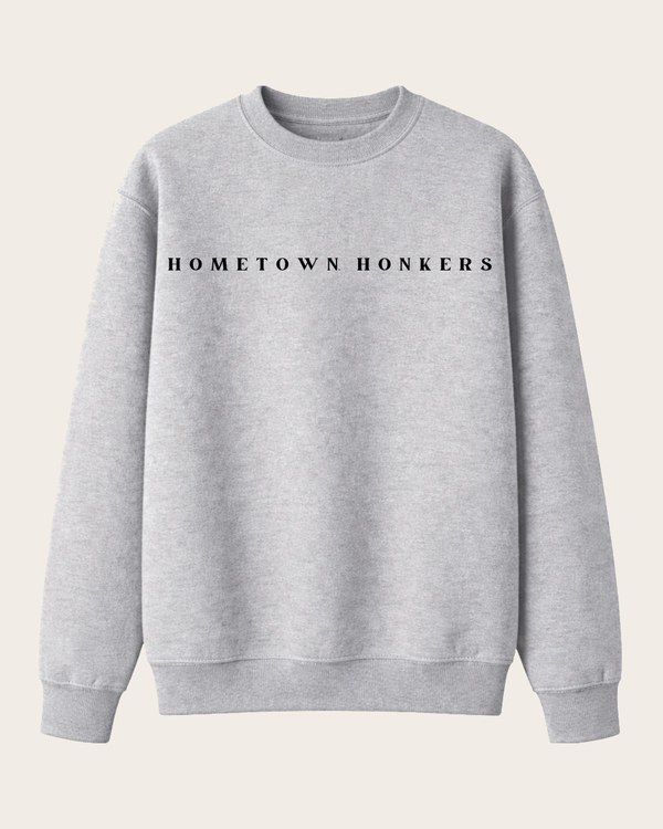 Hometown Honkers Crewneck in Heather Gray